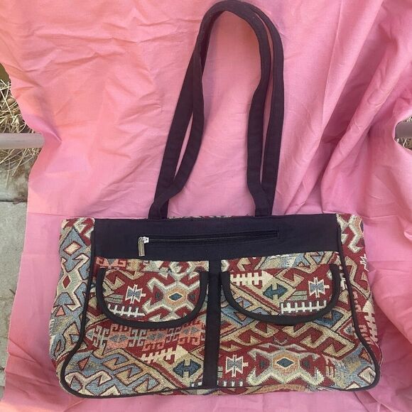 CANYON SKY SOUTHWESTERN TAPESTRY Shoulder Bag TOTE - Picture 1 of 8
